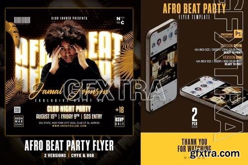 Afro Beats Party Flyer SNN9UK9