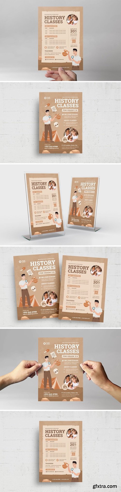 History Education Flyer Template RRYSD4R