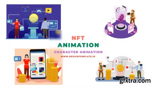 Videohive NFT Character Animation Scene 38960106