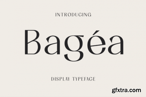  Bagea Font