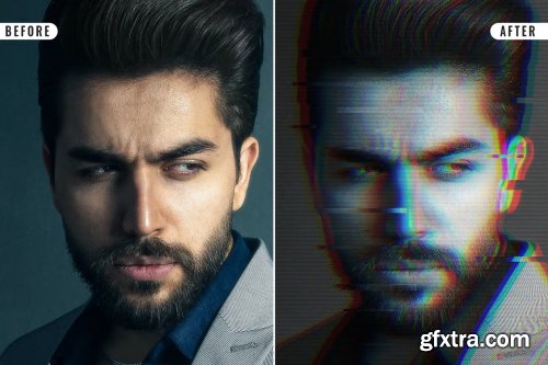 Glitch Effect Photoshop