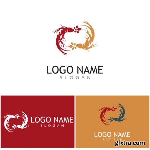 Ginseng vector icon illustration design templates