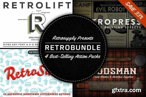 Retrosupply - Best Selling Actions for Photoshop