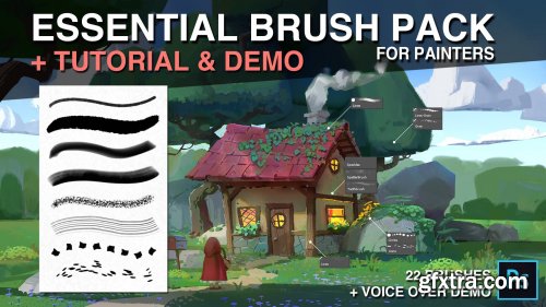 Artstation - Florian Coudray - Essential brush pack for painters + Demo & Tutorial