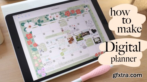  How to create and design digital planner with hyperlinks in Procreate