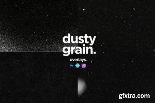  Dusty Grain Photo Overlay Textures Pack
