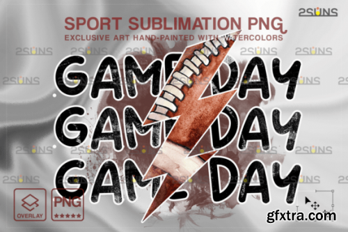 Game Day Football PNG Sublimation