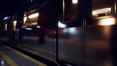 Videohive - Empty Old Subway Train Station - 38950401 - 38950401