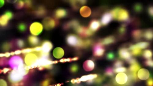 Videohive - Colorful Lights Particles Bokeh Effect Background Loop - 38951205 - 38951205