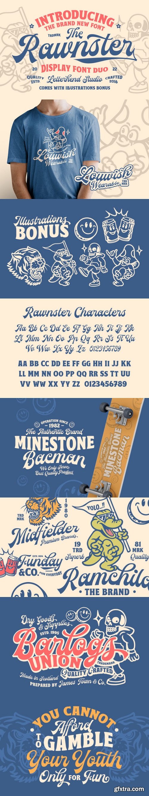 The Rawnster Font