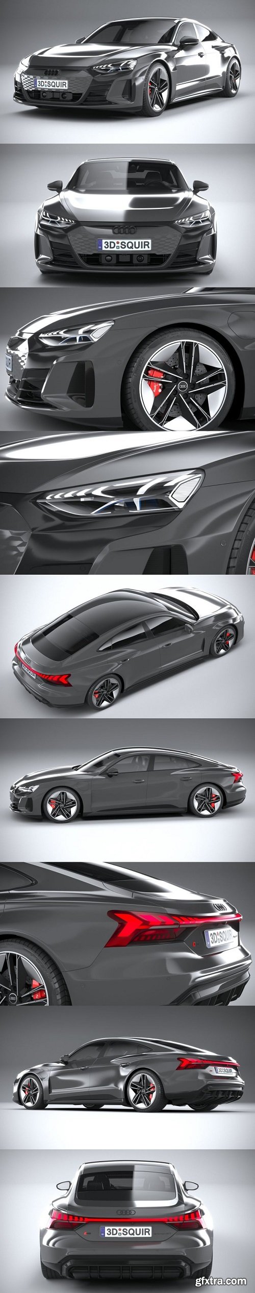 Audi RS e-tron GT 2022 3D Model