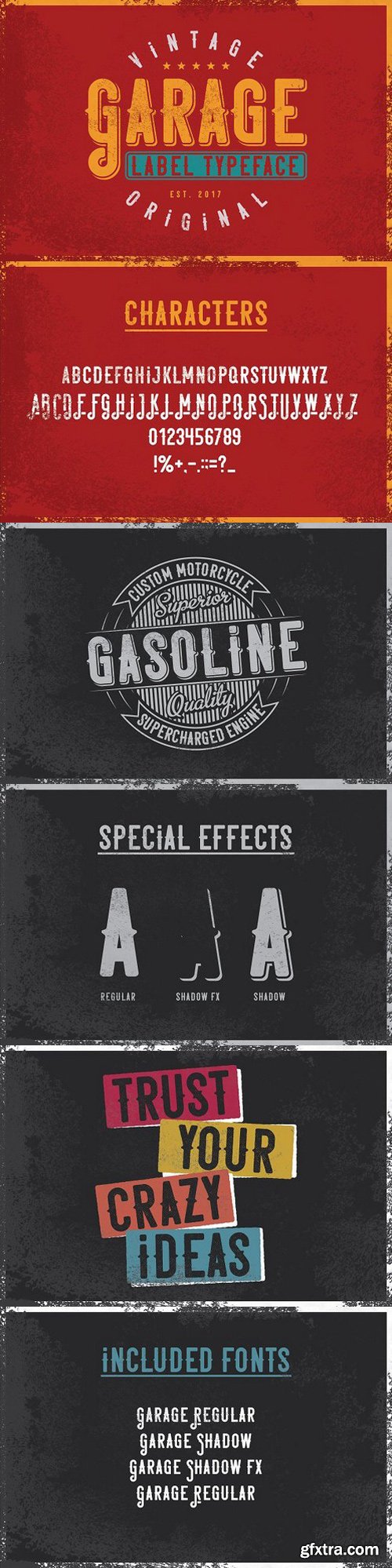 Garage typeface