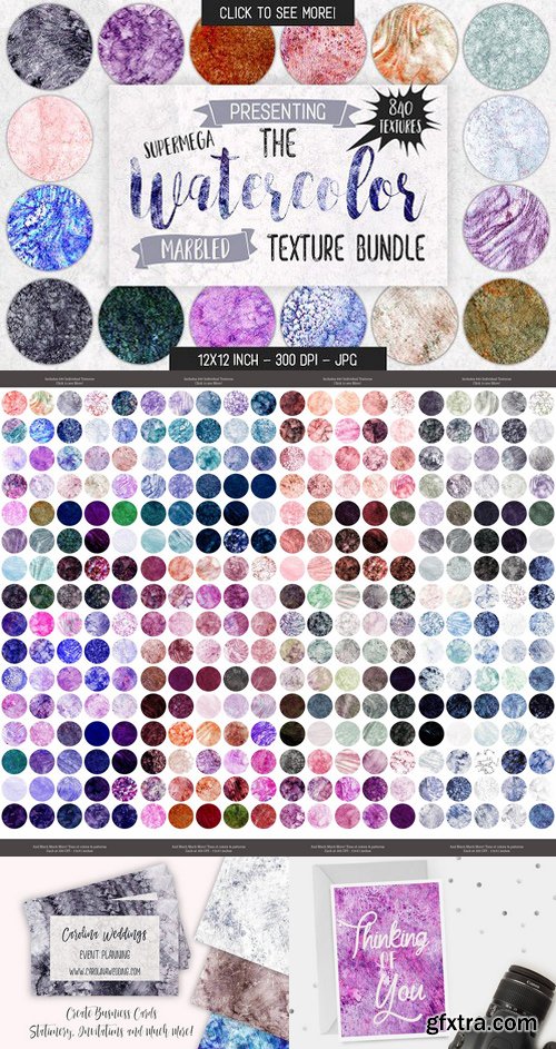 Marble Watercolor Texture Big Bundle 1396179