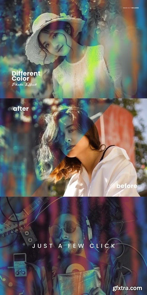 Different Color Photo Effect