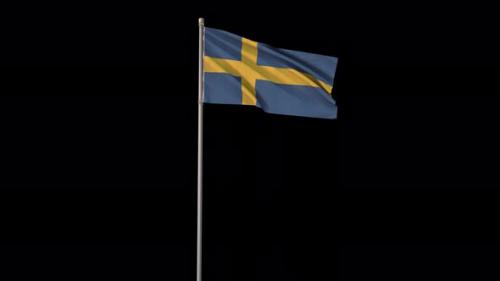 Videohive - Sweden flag - 38994403 - 38994403