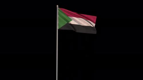 Videohive - Sudan flag - 38994416 - 38994416