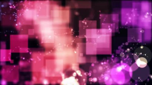 Videohive - Colorful Squares And Circle Shape Lights Background Loop - 38995268 - 38995268