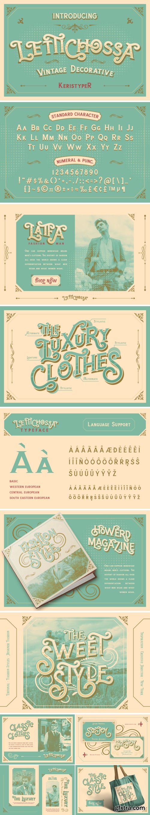 Lettichossa Font