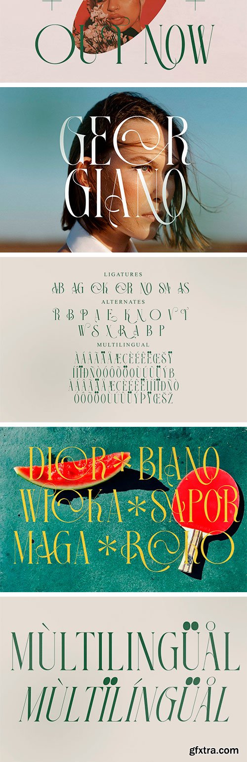 Georgiano Modern Serif Font