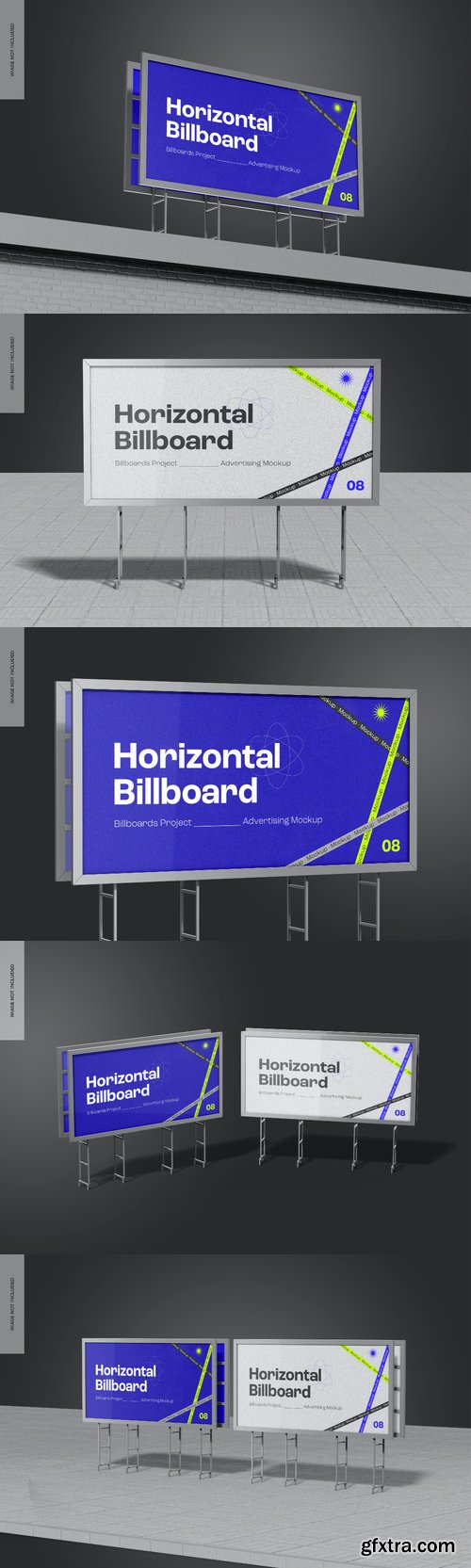 Horizontal billboard mockup