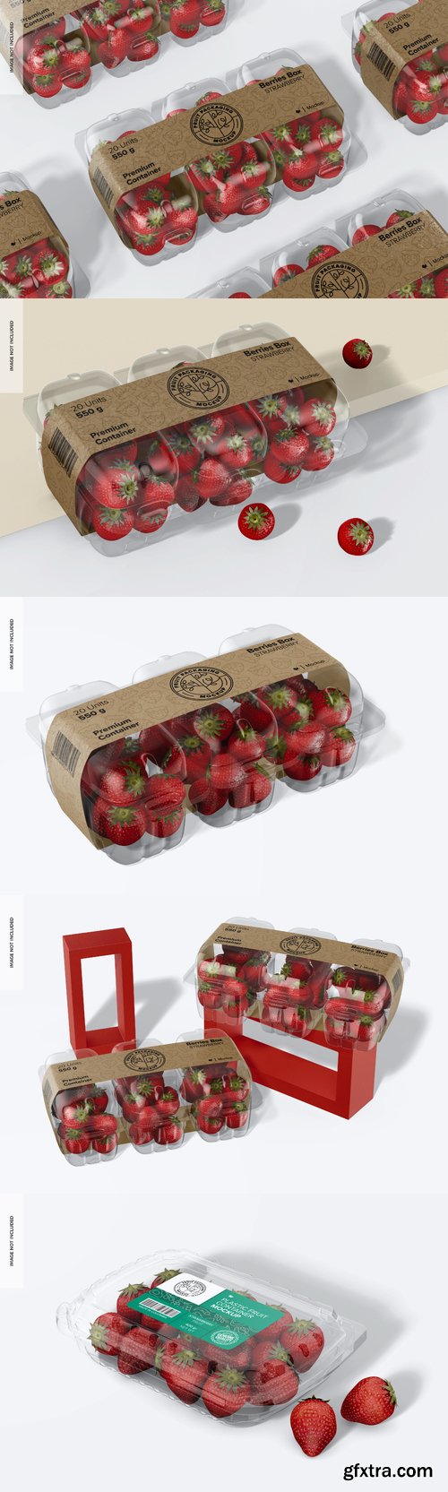 Berries box mockup