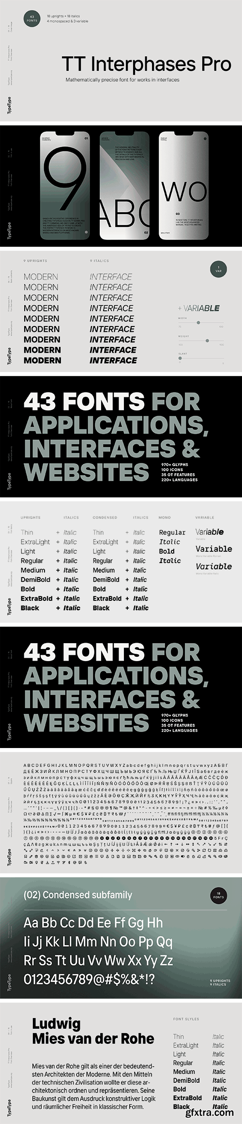 TT Interphases Pro Font Family