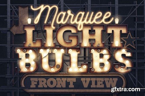 Marquee Light Bulbs - Front View 1617135