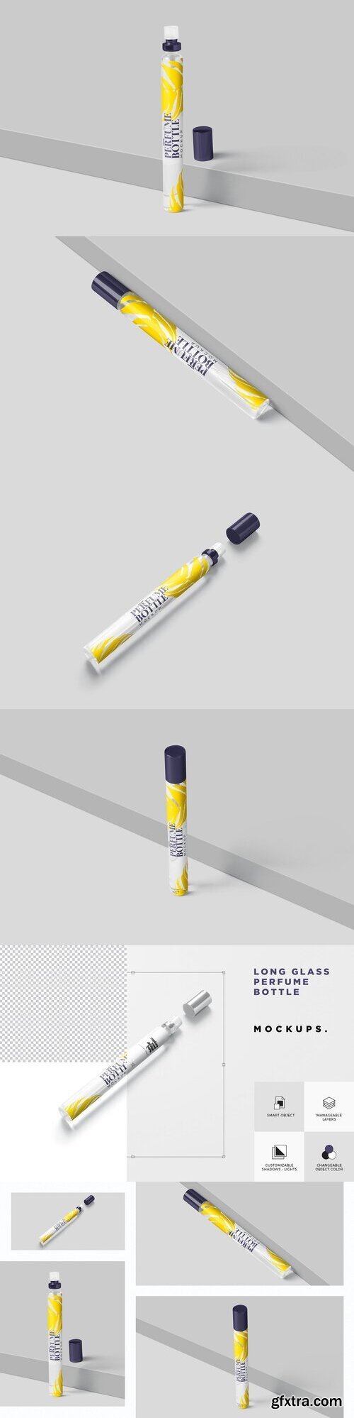 CreativeMarket - Pen Shape Spray Bottle Mockups 7412281