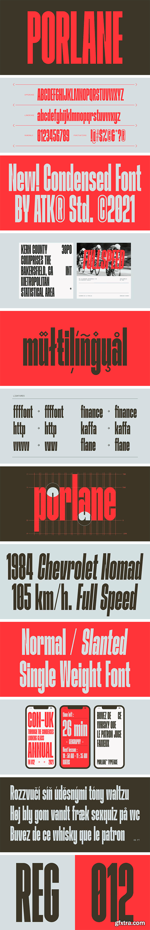 Porlane Font Family