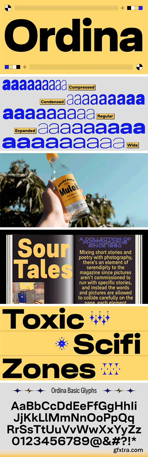 Ordina Font Family Ordina Font Family