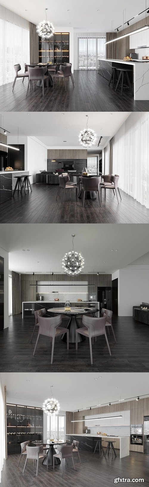 Penthouse Design Interior By Nguyen Duc Huy