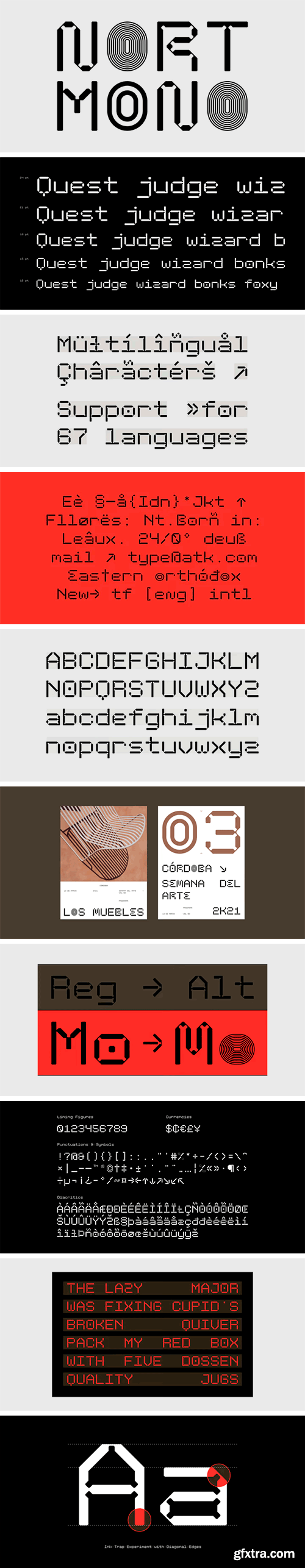 Nort Mono Font