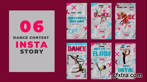 Videohive On Stage Dance Contest Instagram  Story Pack 39215784