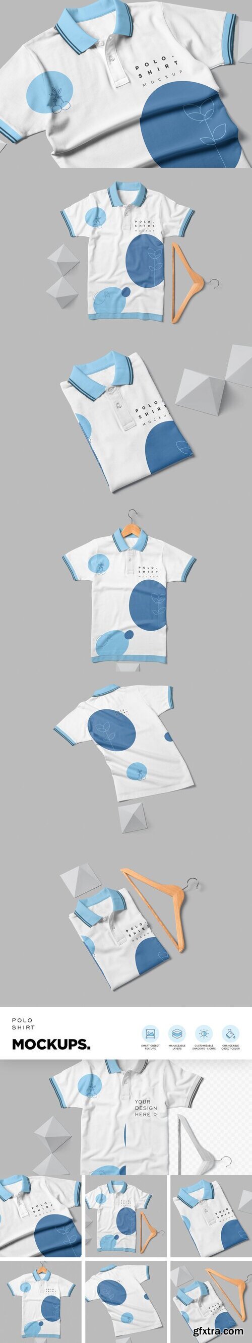CreativeMarket - Polo Shirt Mockups 6707256