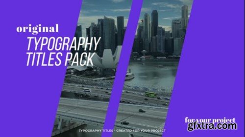 Videohive Typography Titles | After Effects 39168106