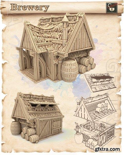 Brewery 3D Print Brewery 3D Print