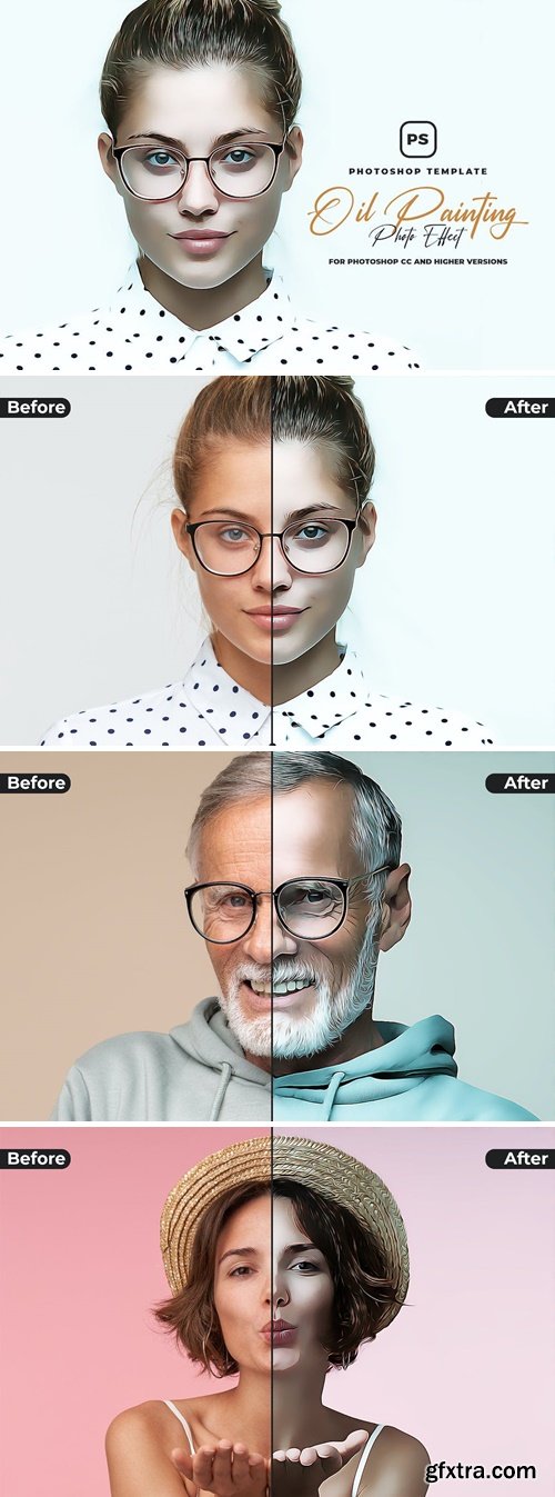 Oil Painting Photo Effect SWXPS7L