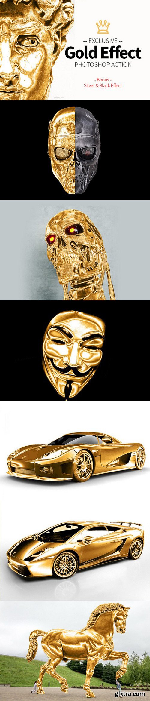 Gold Effect Photoshop Action Gold Effect Photoshop Action