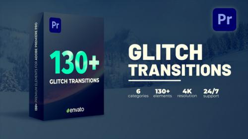 Videohive - Glitch Transitions for Premiere Pro - 39343169 - 39343169