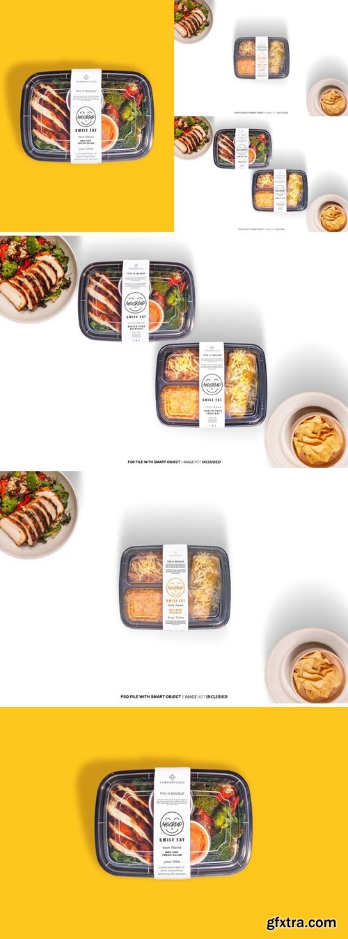 Food Pack Branding Mockup UBK64CQ