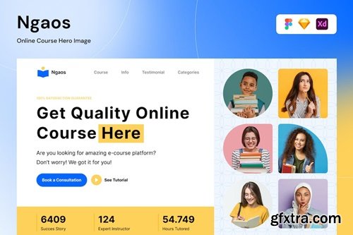 Ngaos - Online Course Furniture Hero UI FQDJ64C