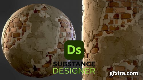 Artstation - Stylized Old Bricks - Substance 3D Designer