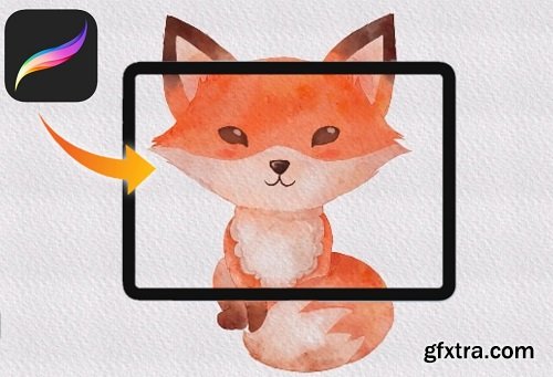 Procreate Watercolor Fox tutorial In Procreate 2022 Learn how to make cool illustration in Procreate