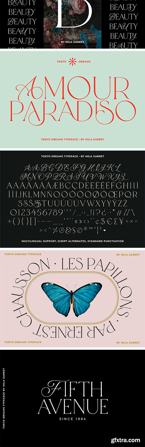 Tokyo Dreams Display Ligature Serif Tokyo Dreams Display Ligature Serif