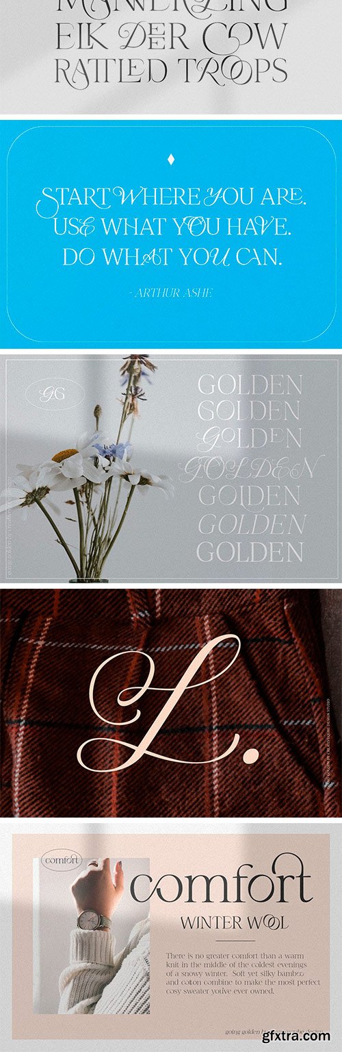 Going Golden Font Family Going Golden Font Family