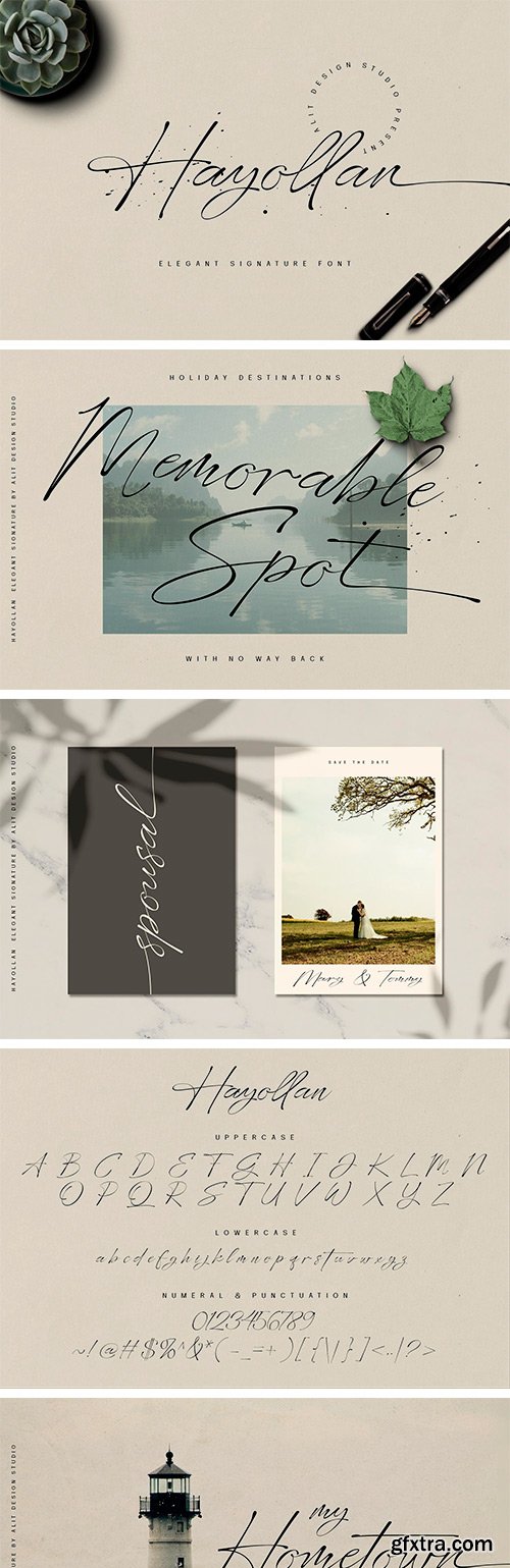 Hayollan Font Family Hayollan Font Family