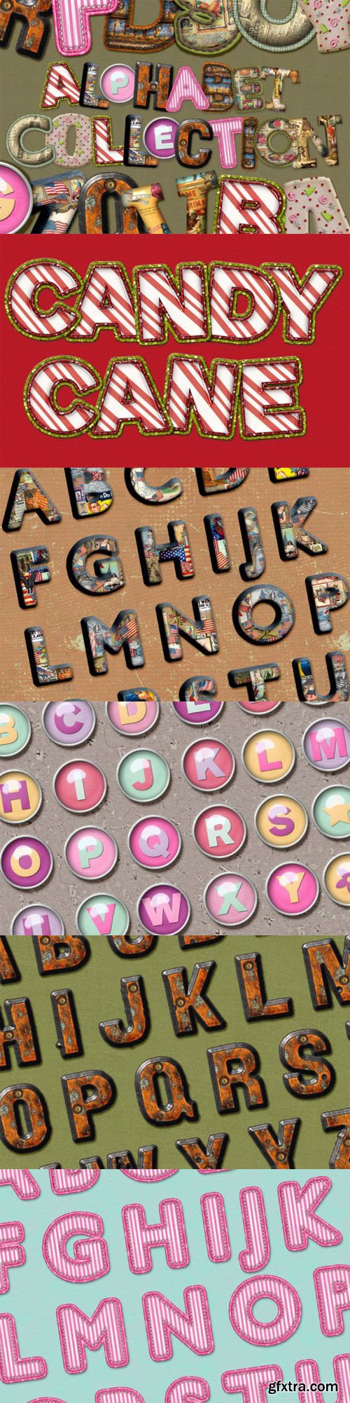 Alphabet Collection - 10 PNG Packs