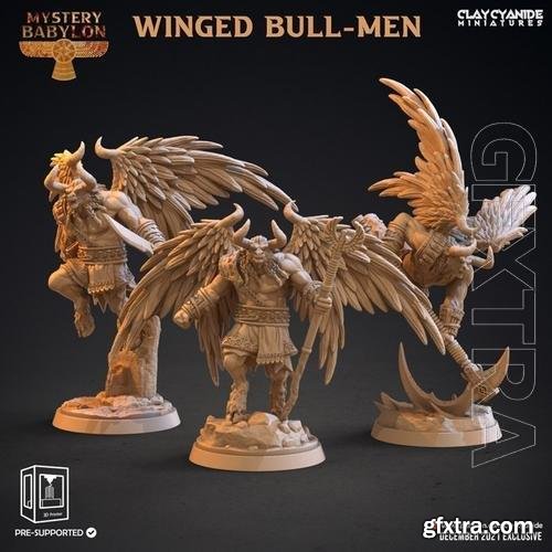 Winged Bull-Men 3D Print