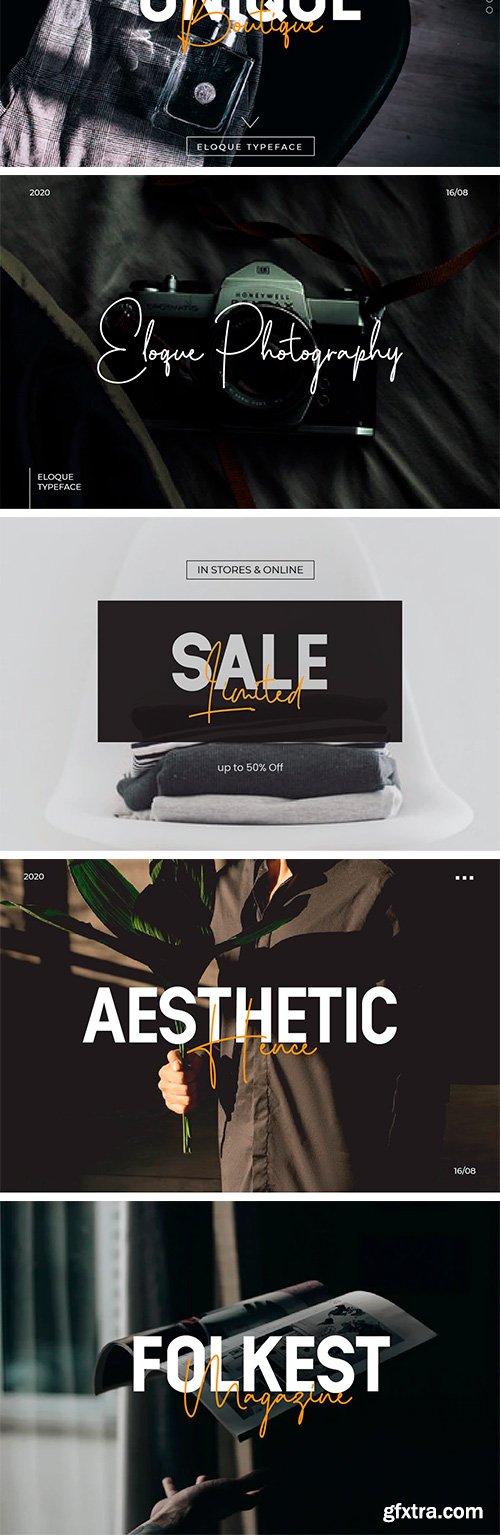 Eloque - Modern Font Duo Eloque - Modern Font Duo