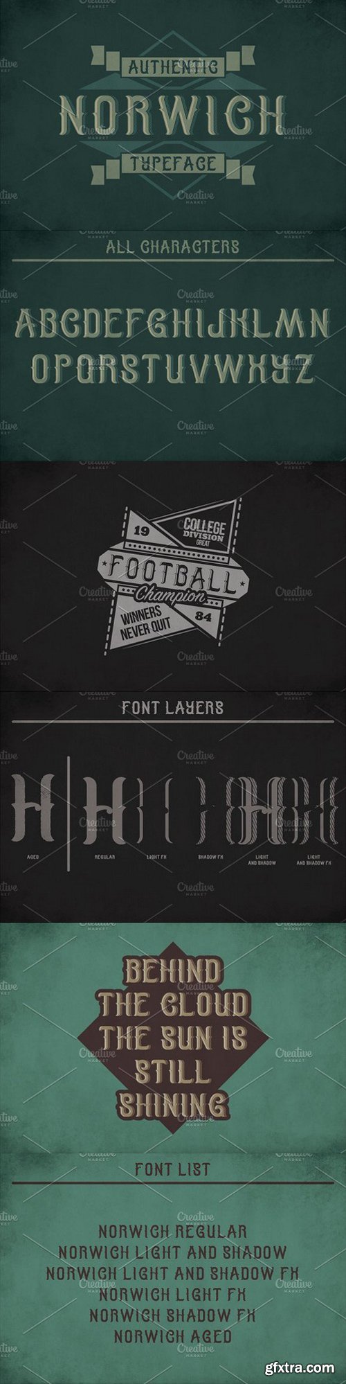 Norwich Label Typeface